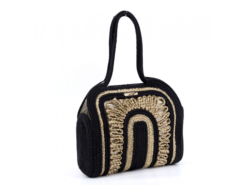 BOLSO DE ALGODON CON ADORNOS CAROLINE